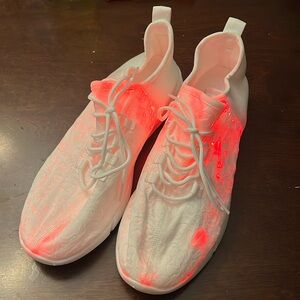 white, size 11, light-up shoes
